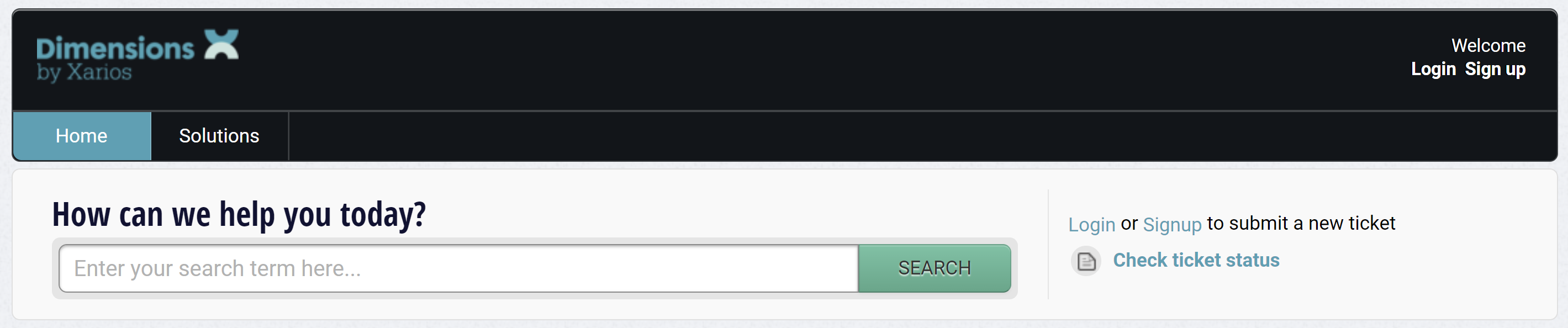 Support Login
